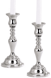 Hampton Candleholder Pair 8.5"