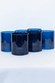 Estelle Colored Rocks Glass - Set of 2