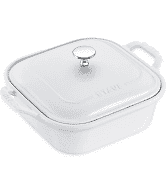 Staub Ceramic 9x9" Square Covered Baking Dish - White