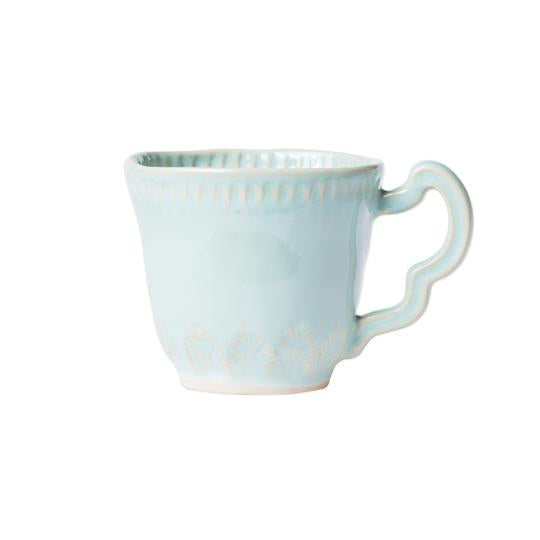 Vietri Incanto Stone Leaf Mug