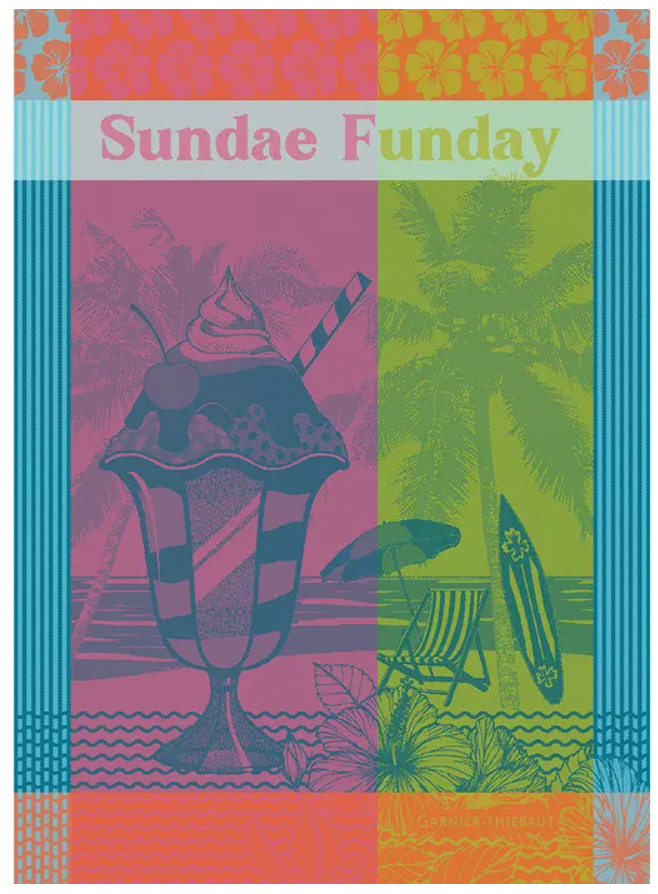 Sundae Funday Fruity Kitchen Towel