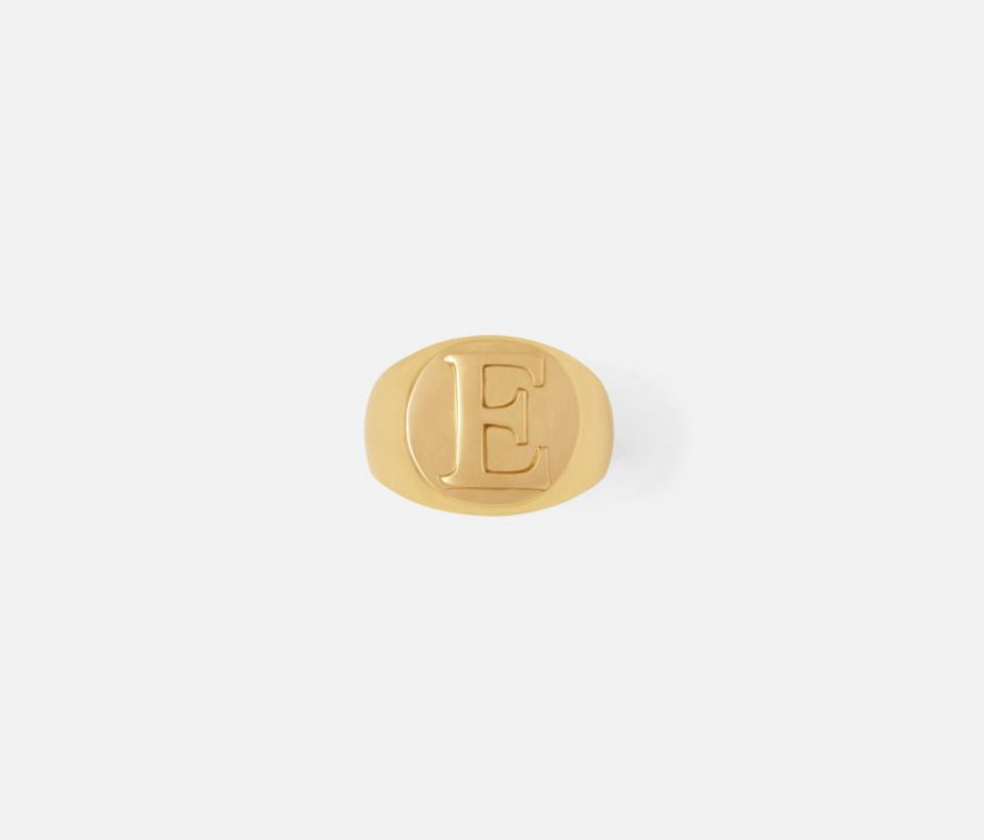 Clark Monogram Napkin Ring "E"