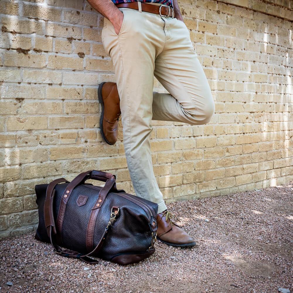 Theodore Leather Weekender