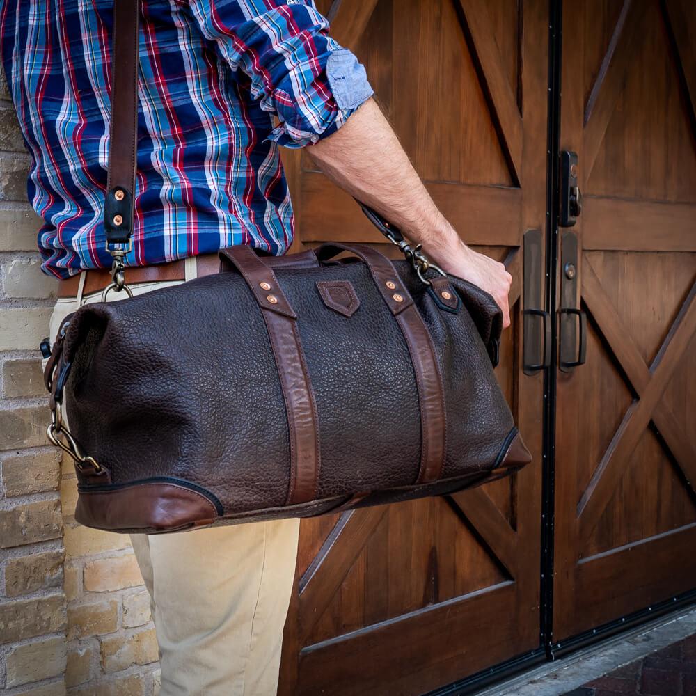 Theodore Leather Weekender