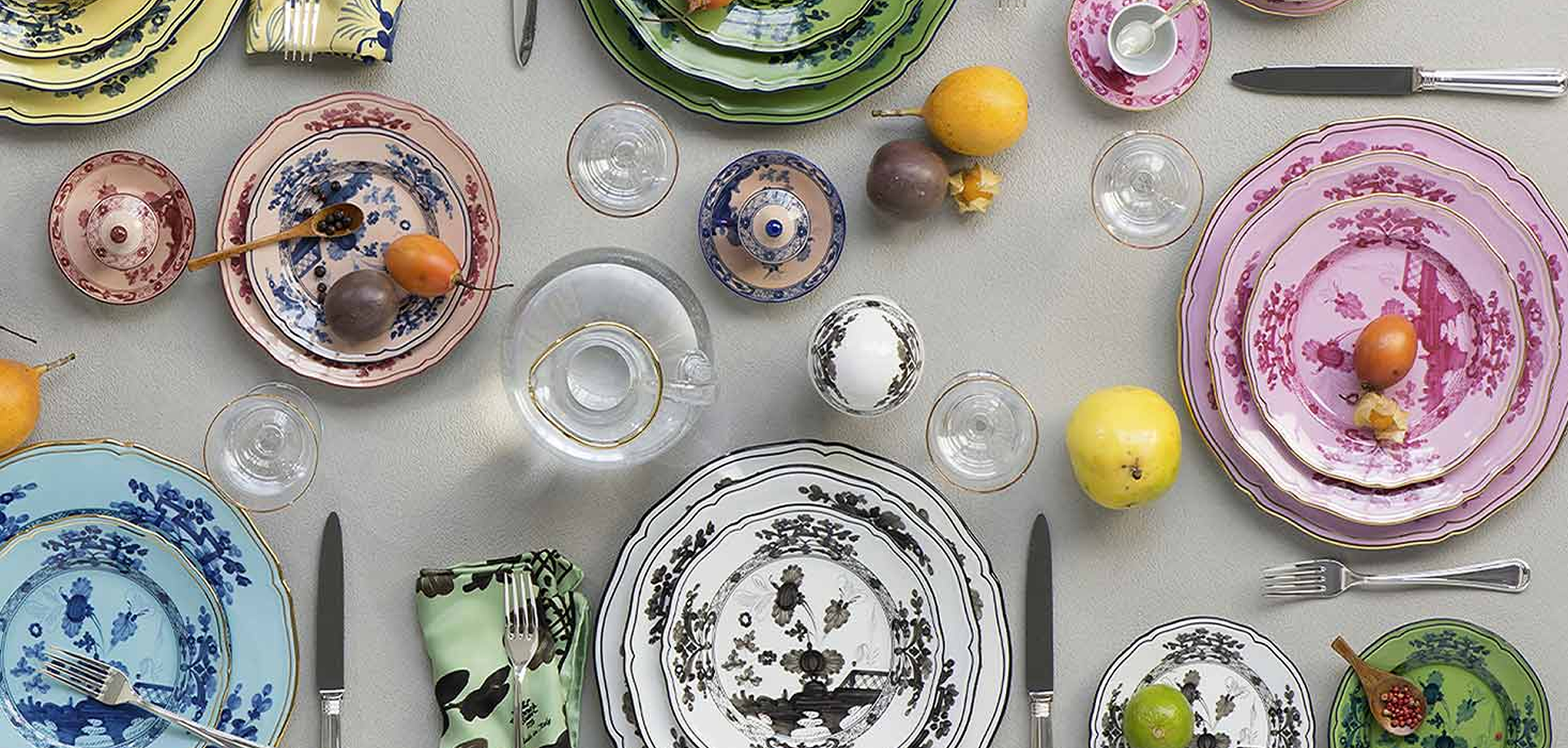 gionori china set on a table