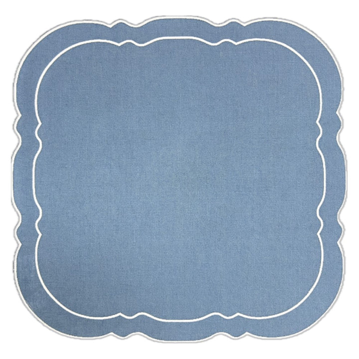 Linho Scalloped Square Coaster | Set of 6