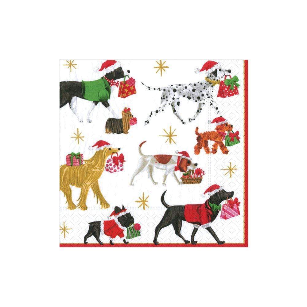 Christmas Delivery-White Cocktail Napkins