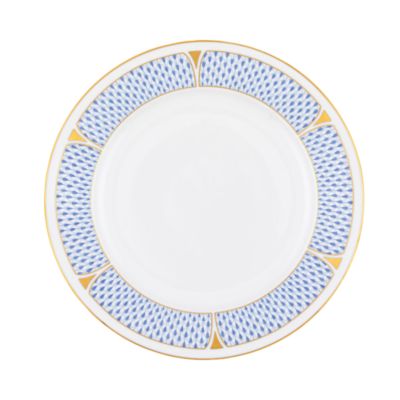 Art Deco Blue Service Plate
