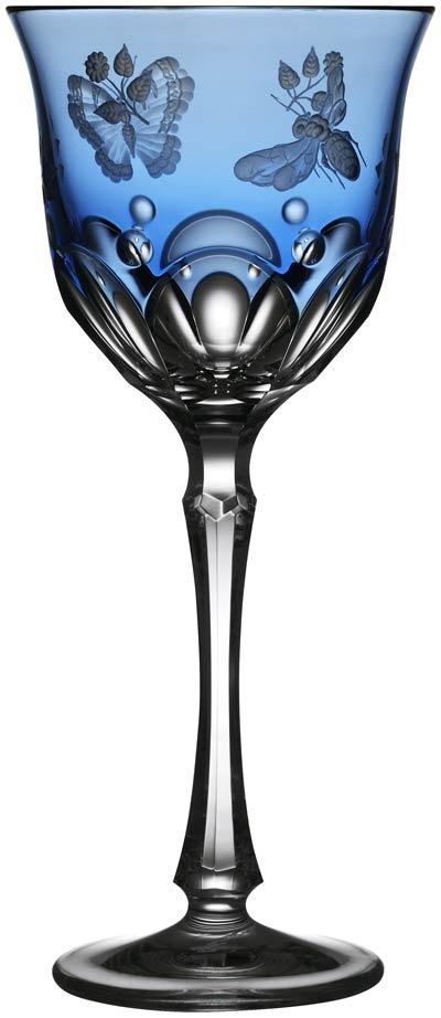 Springtime Sky Blue Water Goblet