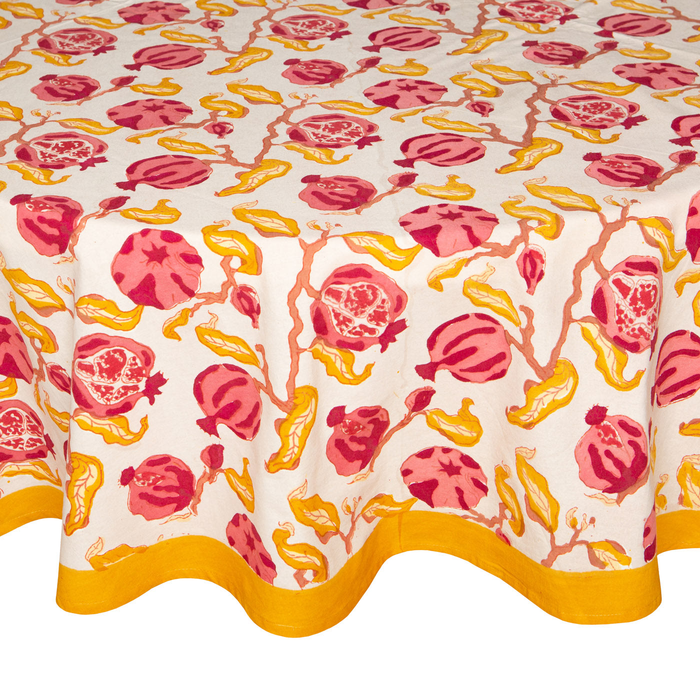 French Tablecloth Pomegranate 71"x128"