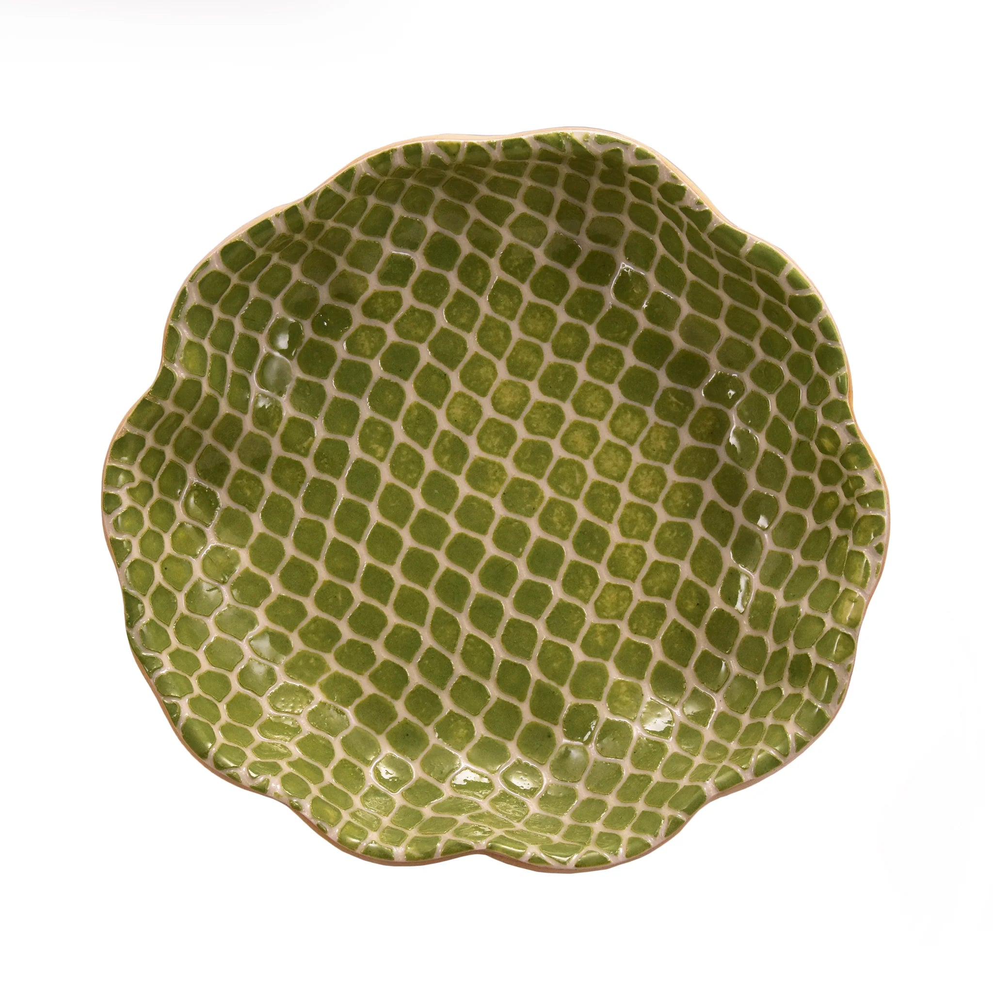 Citrus Medium Scallop Bowl