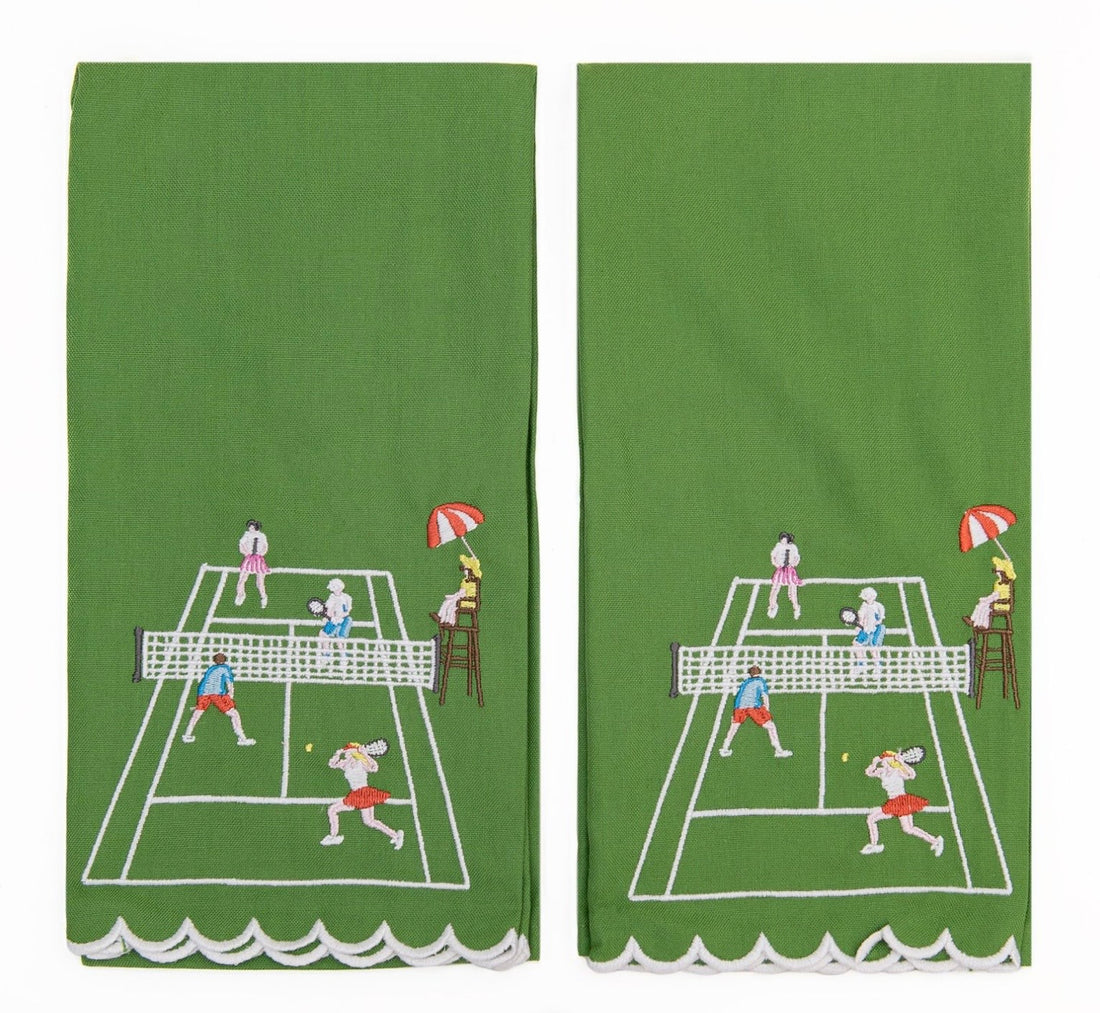 Embroidered Tea Towel