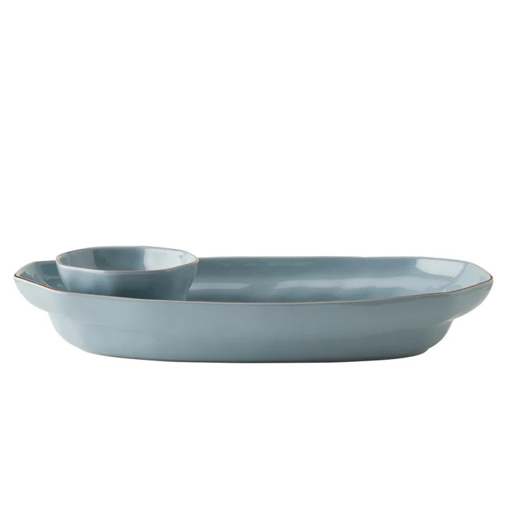Cantaria Chip & Dip Dish - Morning Sky