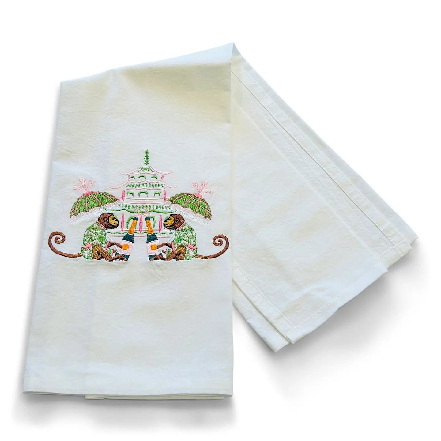 Tea Towel — Celebrating Monkeys