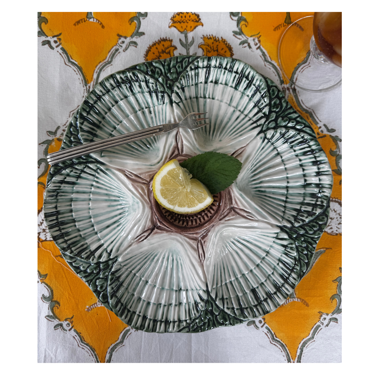NOLA Oyster Plate, Set of 2