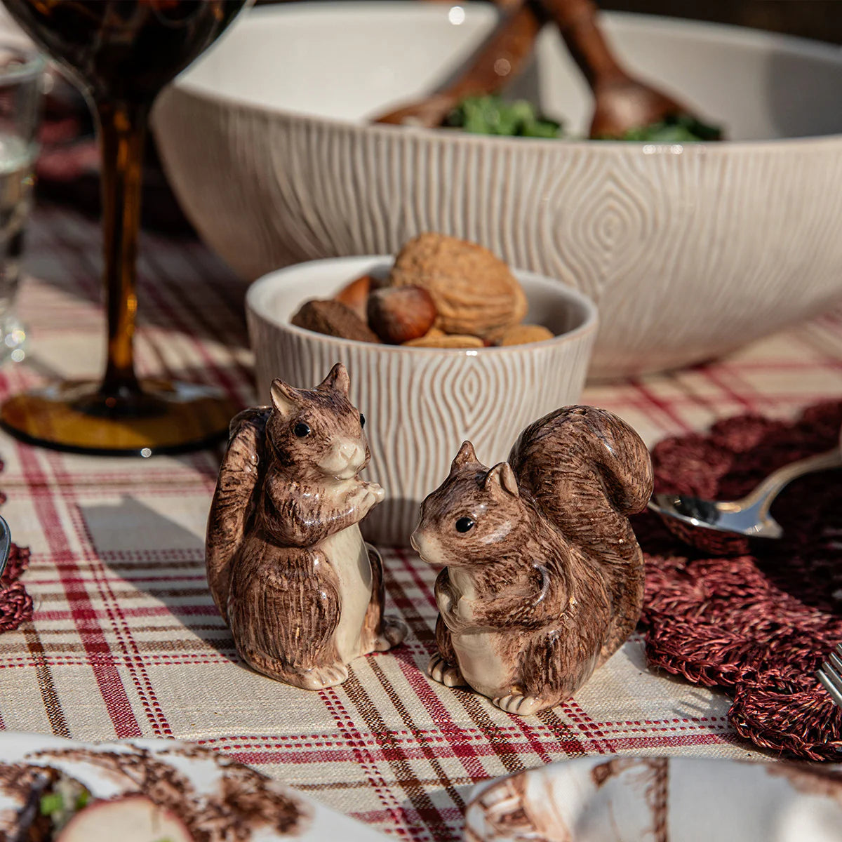 Squirrel Salt and Pepper Set/2pc