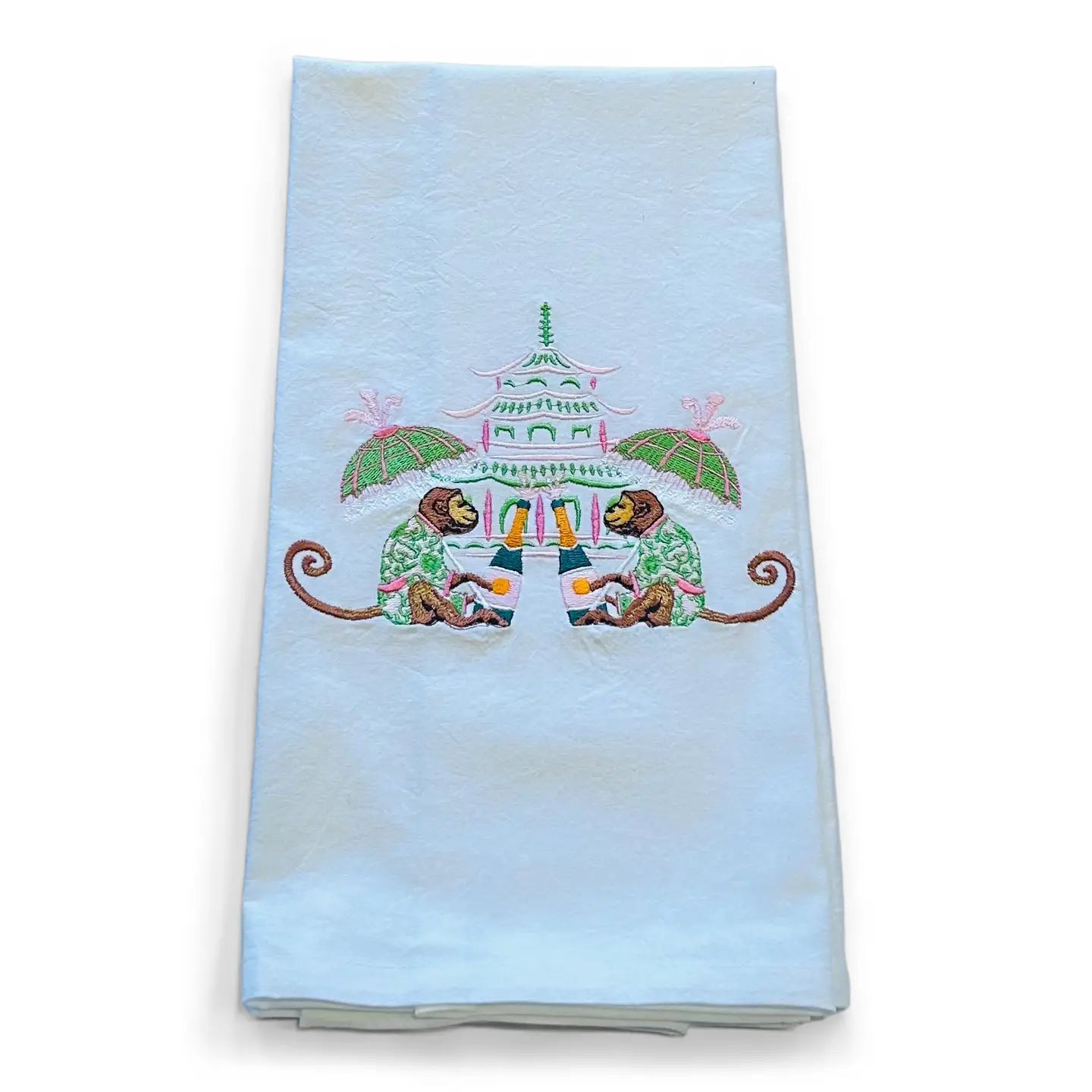 Tea Towel — Celebrating Monkeys