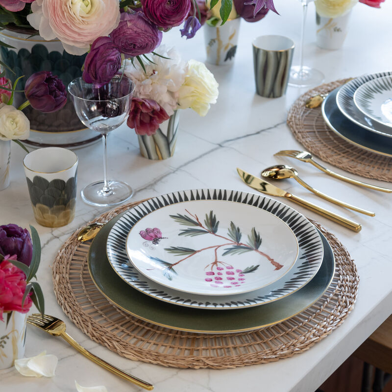 Marie Daâge Jardins de Shalimar Custom Dinnerware