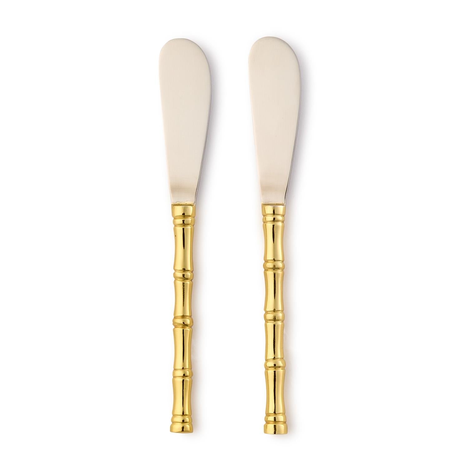 Gold Bamboo Spreader Set of 2