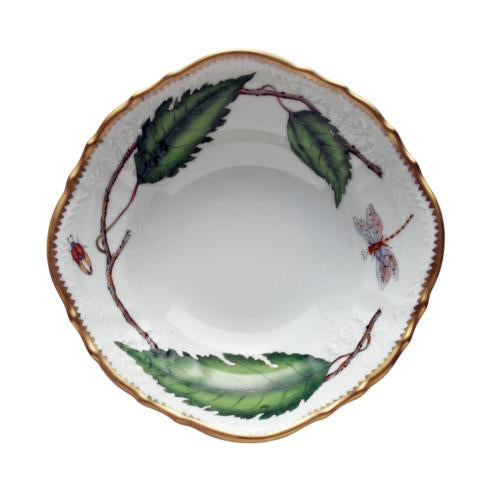 Anna Weatherley Green Leaf Open Vegetable Bowl Round