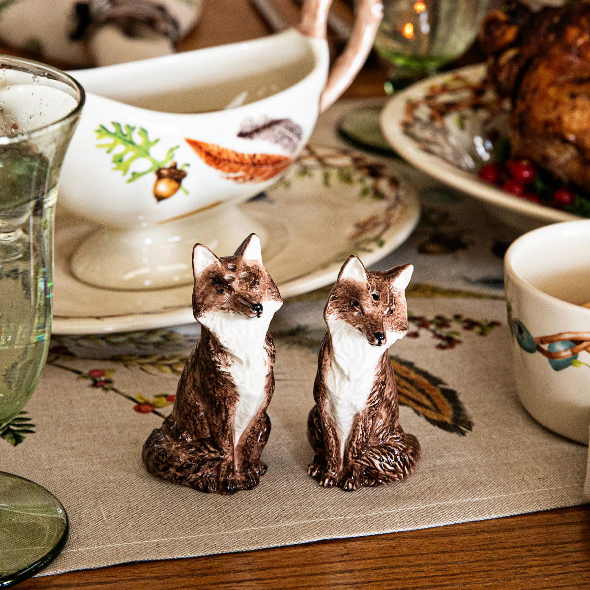Fox Salt and Pepper Set/2pc