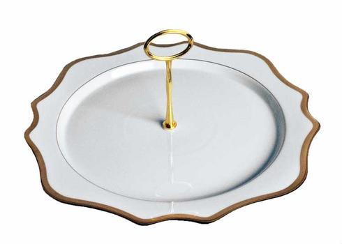 Anna Weatherley Antique White/Gold Charger Plate Tray