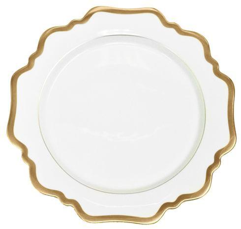 Anna Weatherley Antique White/Gold Bread & Butter Plate