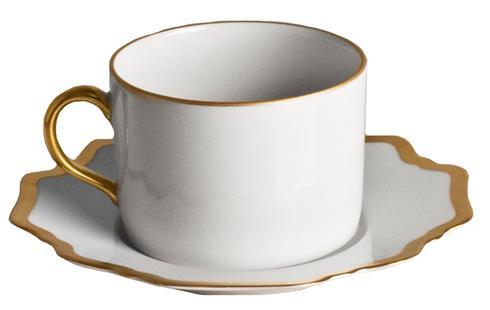 Anna Weatherley Antique White/Gold Tea Cup