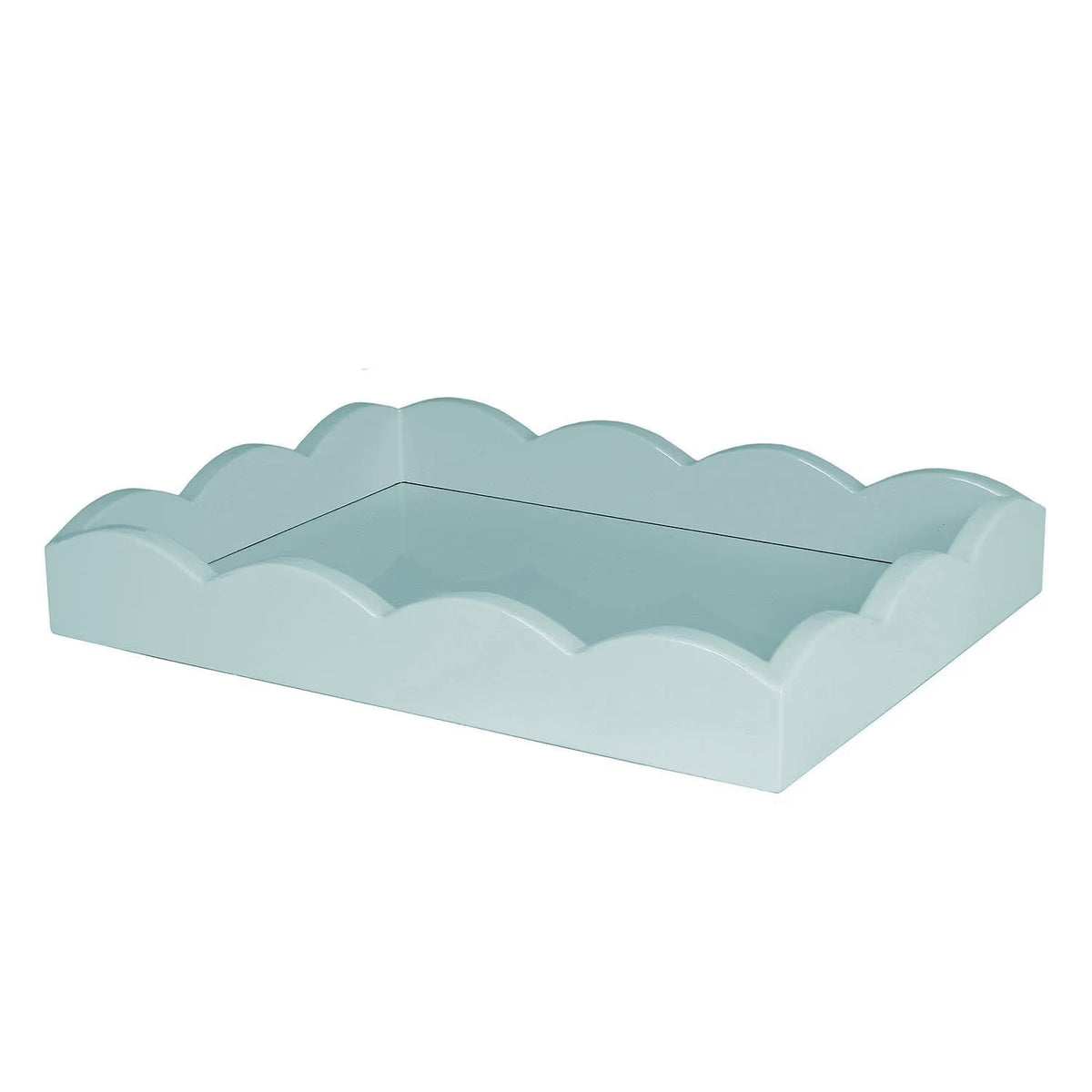 Small Lacquered Scalloped Tray