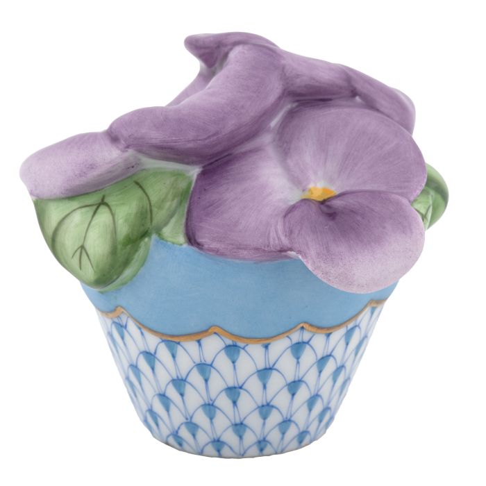 Pansies in Flowerpot