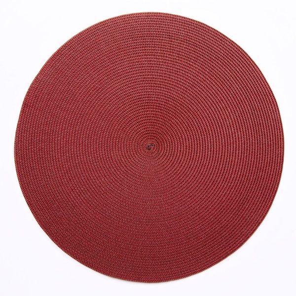 Linen Braid Woven Round Placemat