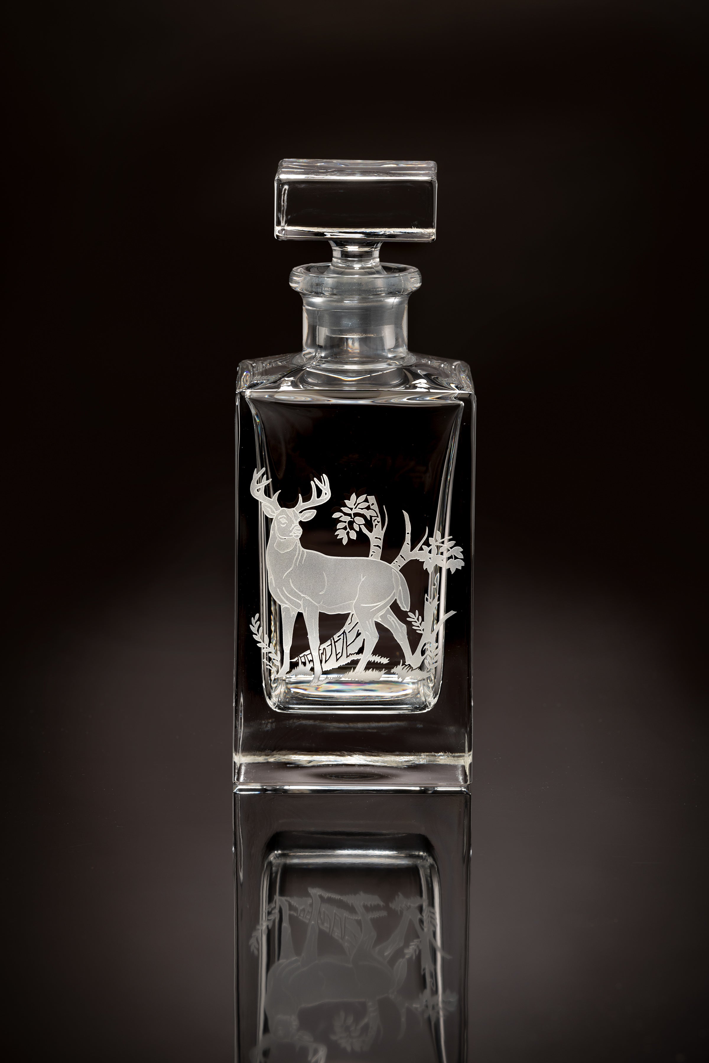 Buck Classic Square Crystal Decanter