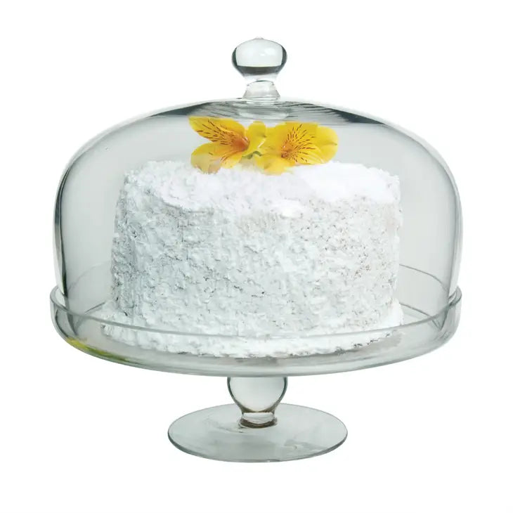 Footed Cake Plate with Dome