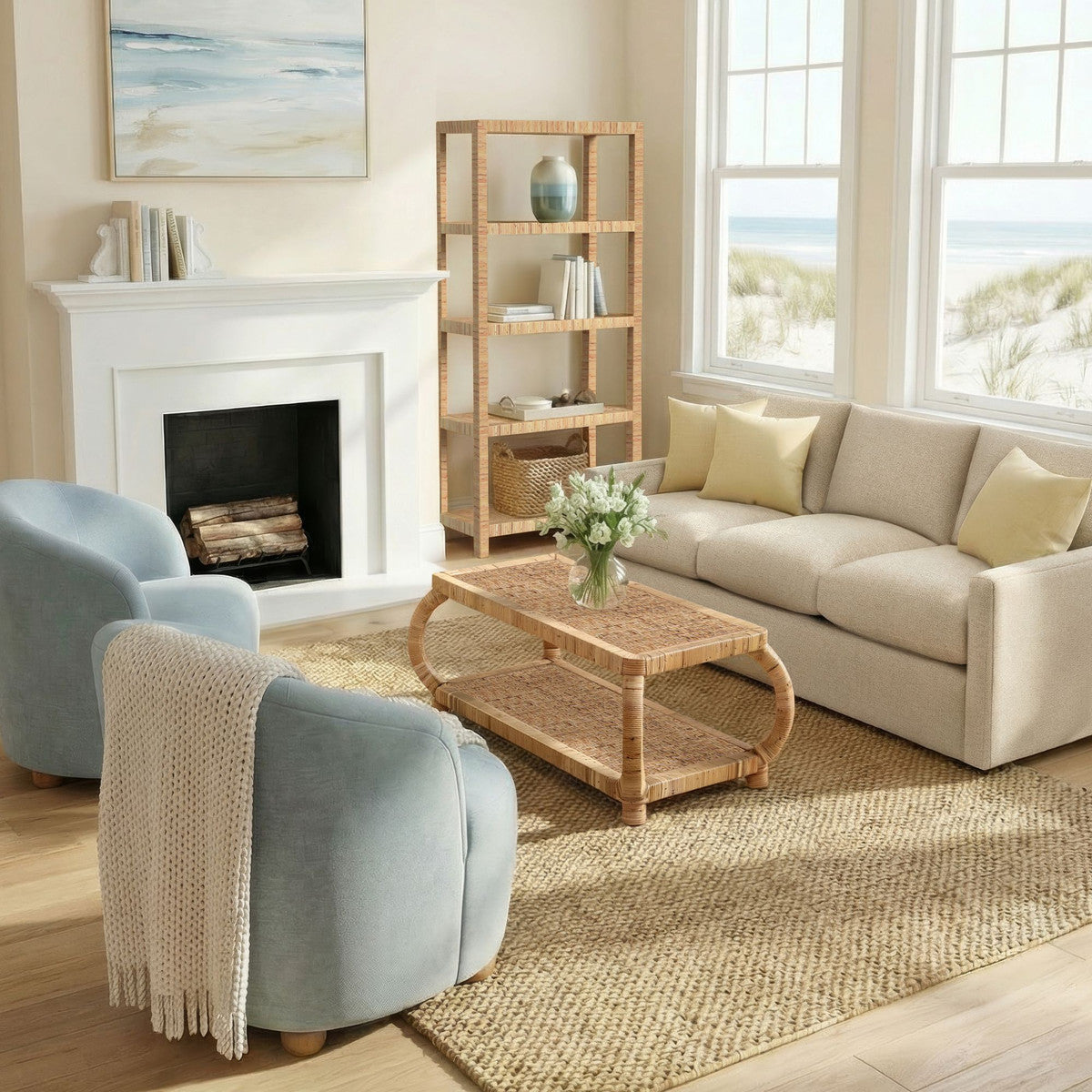 Palma Rattan Coffee Table