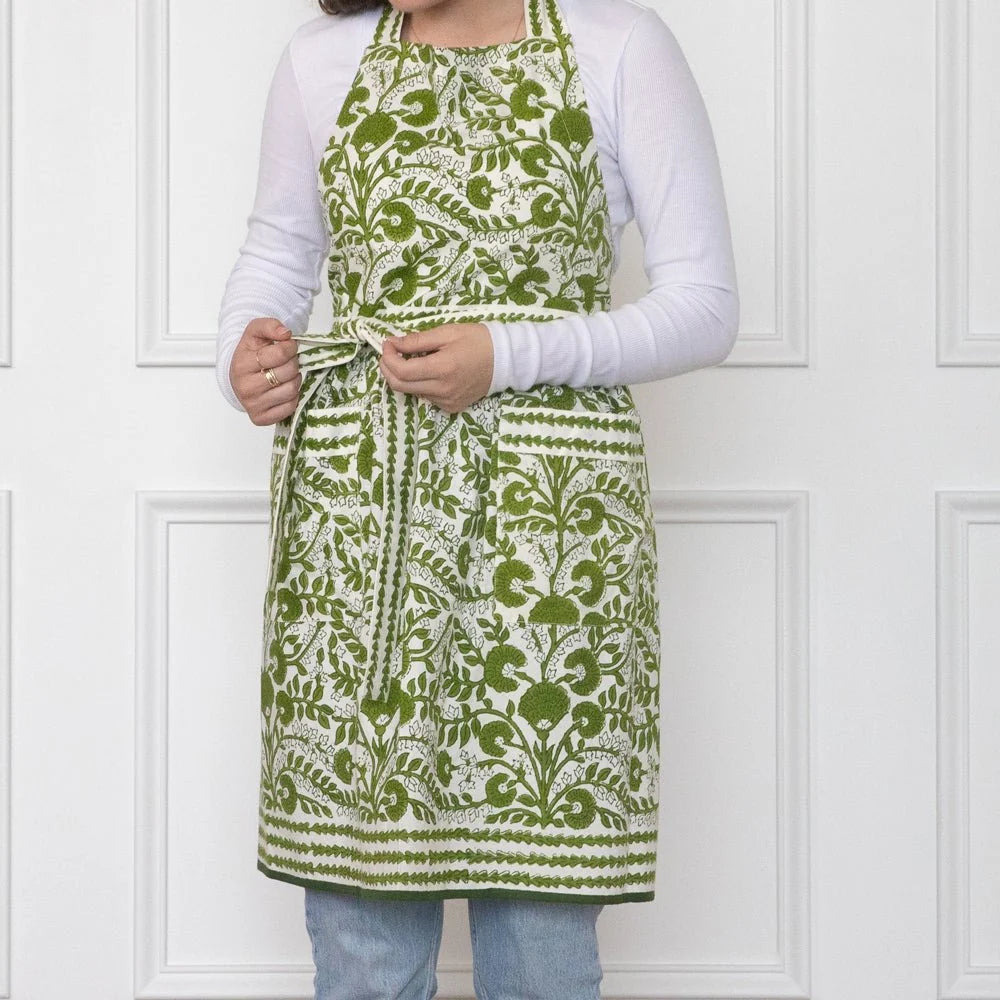 Cactus Flower Lettuce Green Apron