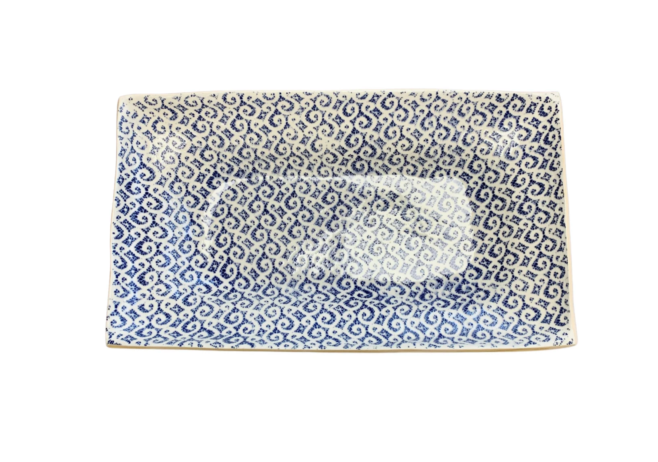 Cobalt Asparagus Platter