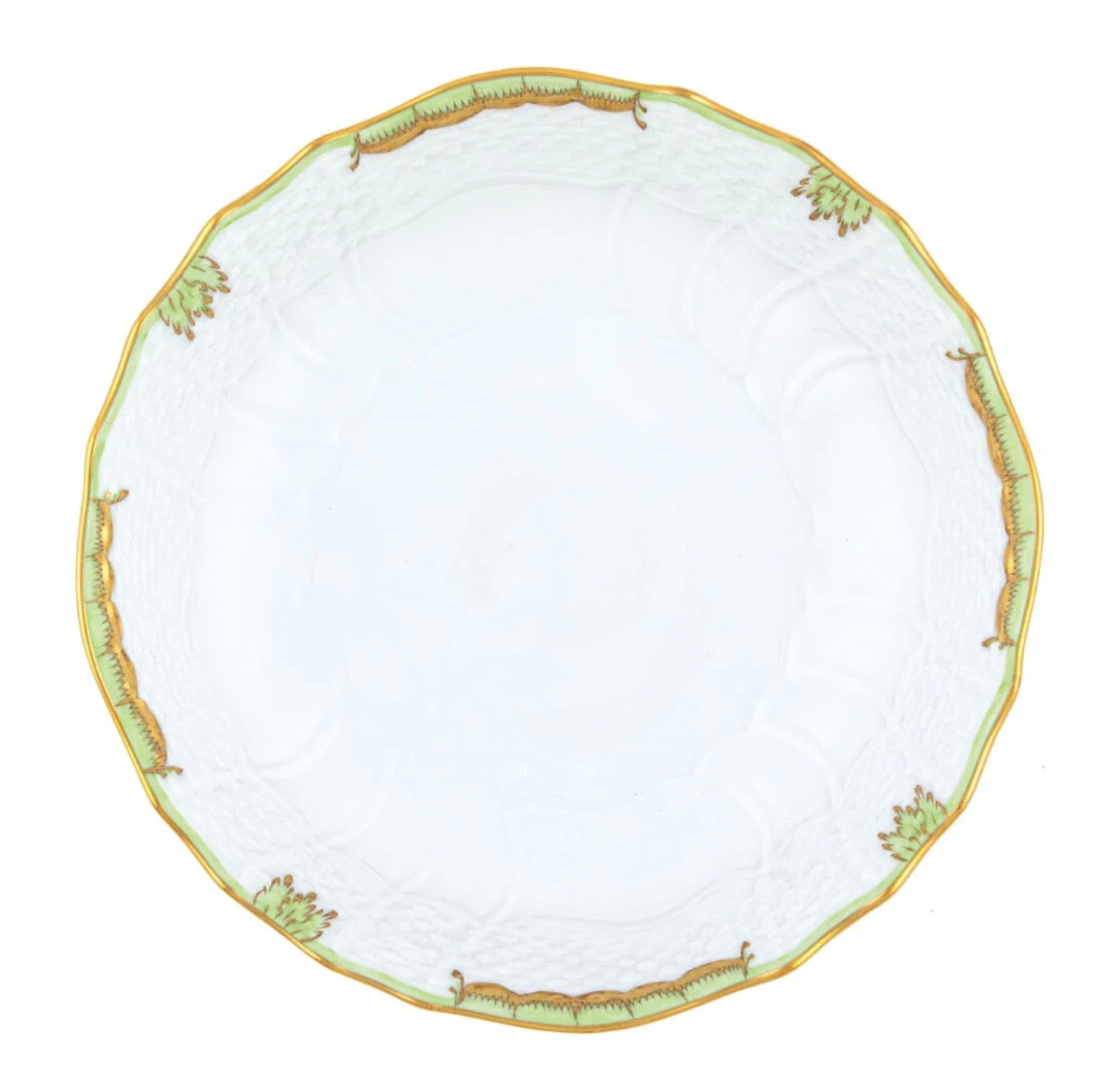 Princess Victoria Green Dinner Bowl