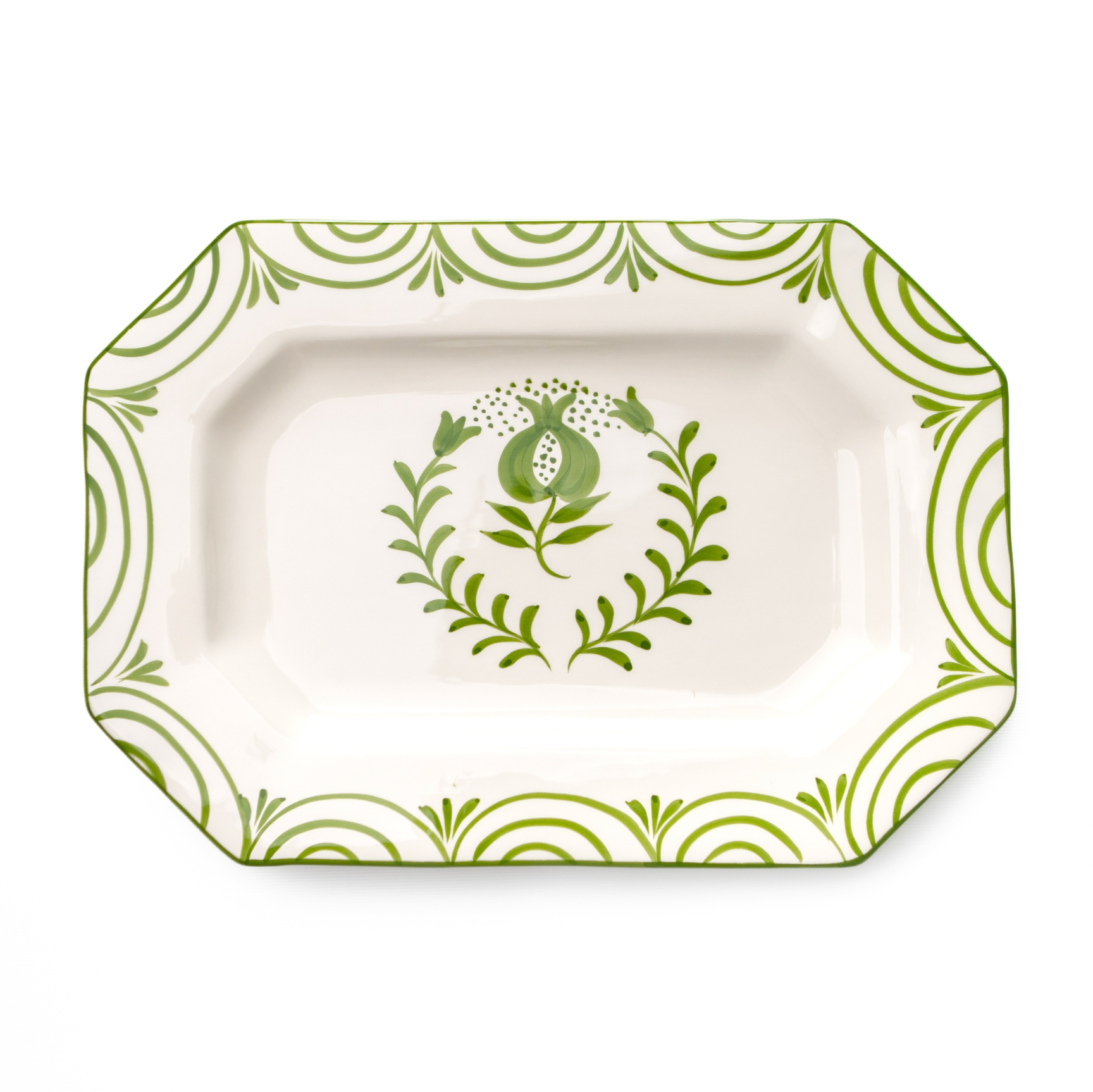 Pomegranate Rectangle Serving Platter
