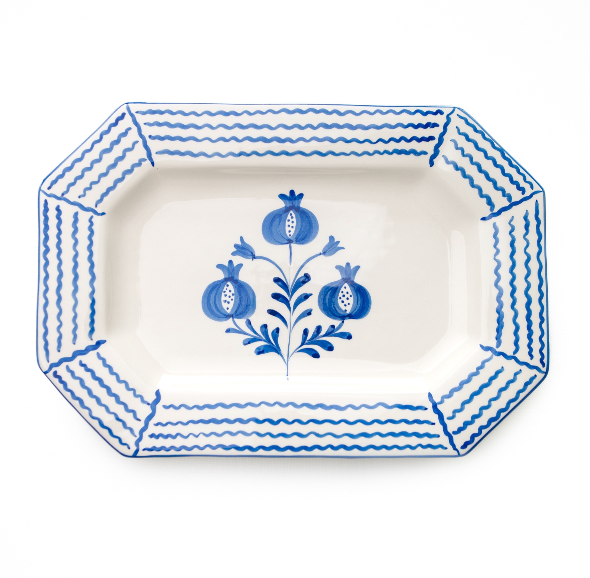 Pomegranate Rectangle Serving Platter
