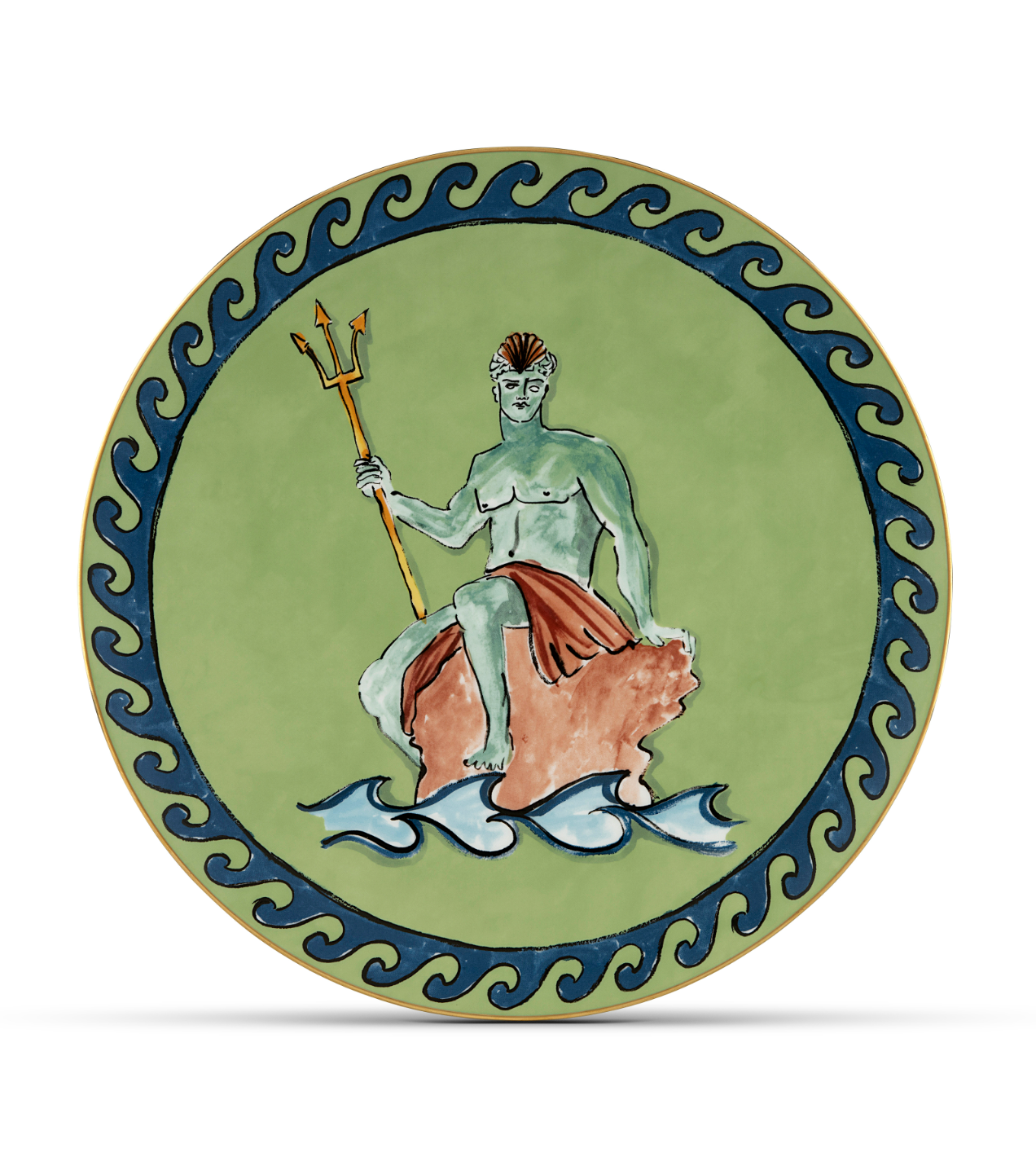 Il Viaggio di Nettuno Centerpiece and Charger Plate