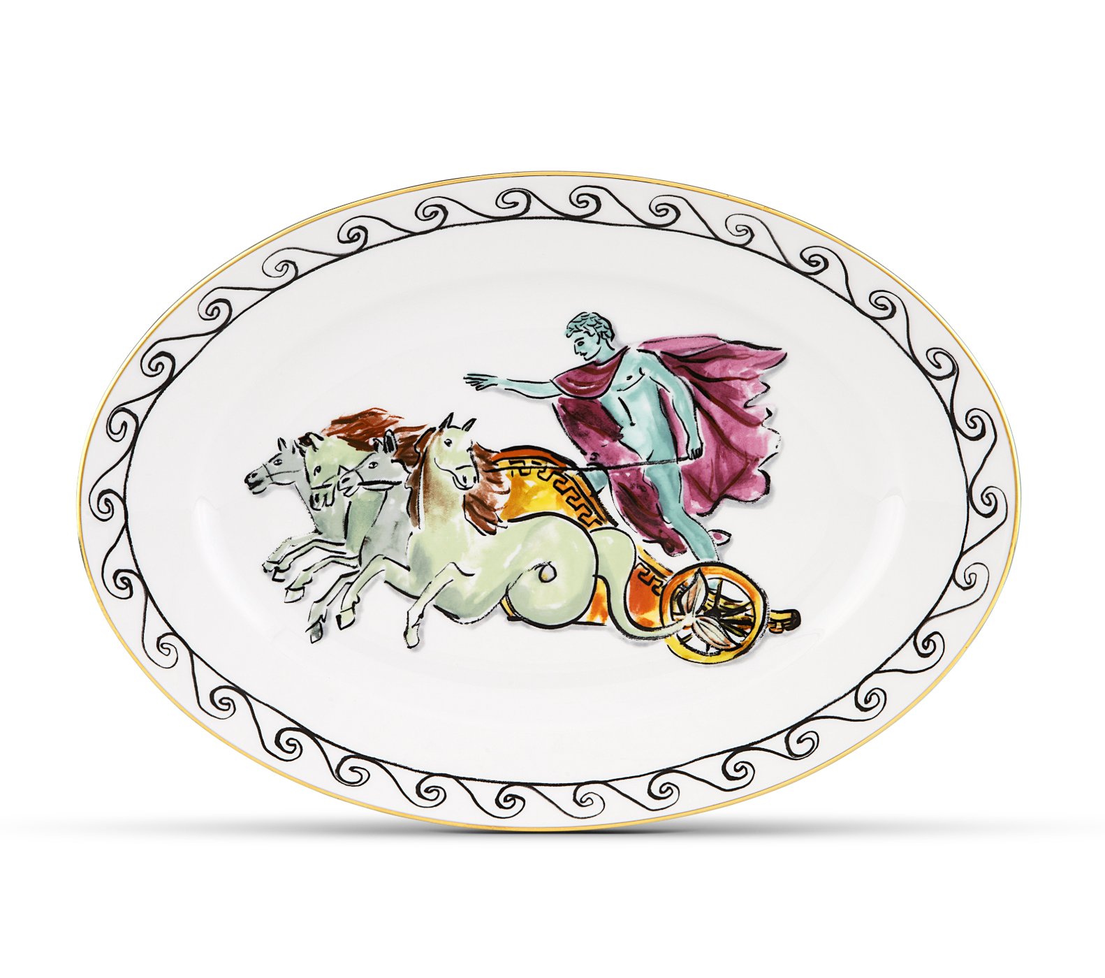 Il Viaggio di Nettuno Large Oval Platter