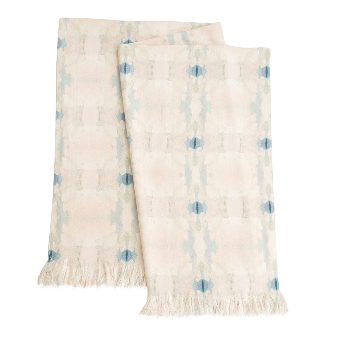 Ikat & Floral Throw Blanket