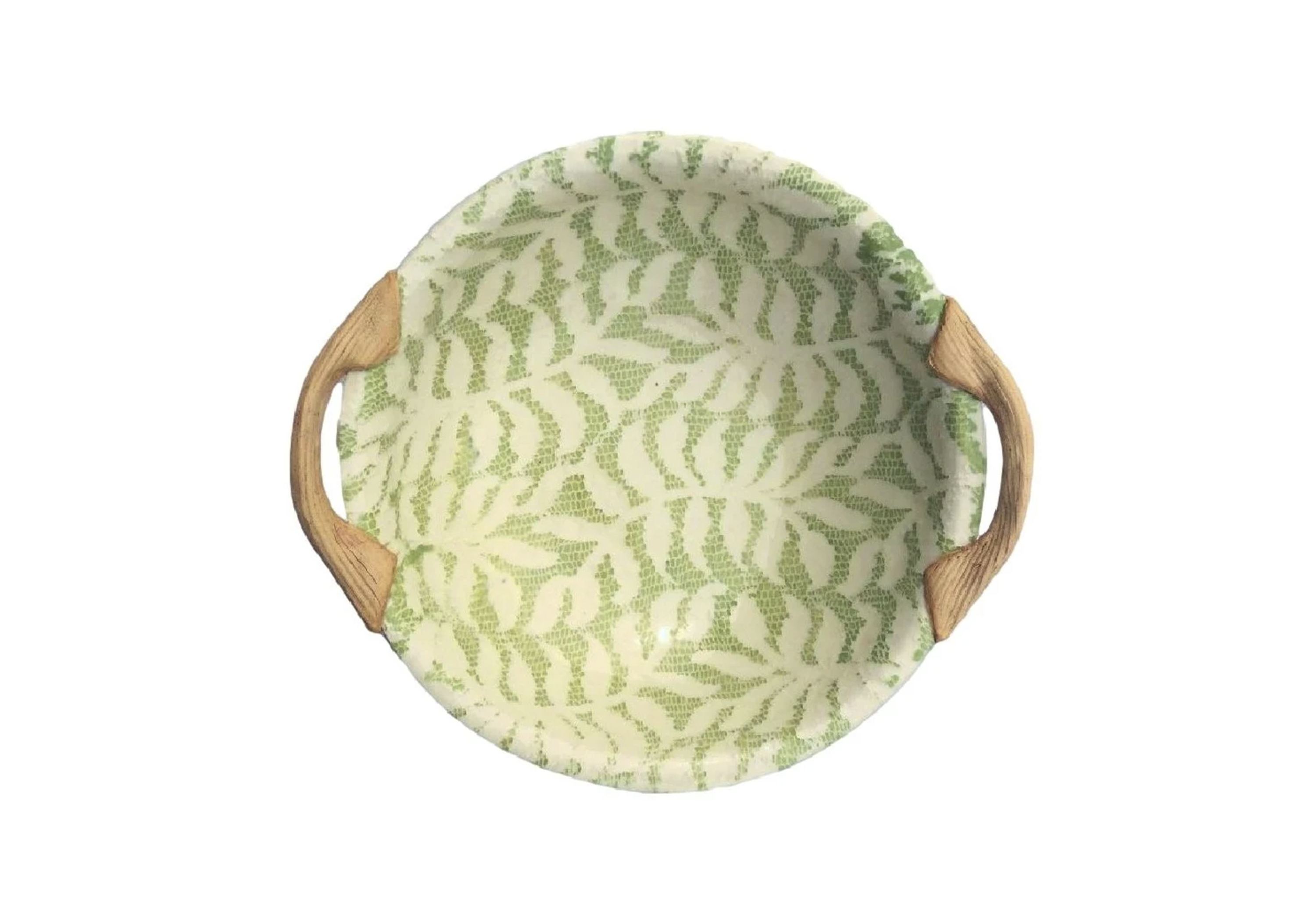 Citrus Vegetable Bowl w/Handles 9"