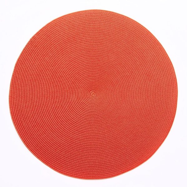 Linen Braid Woven Round Placemat