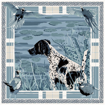 Pheasant Watch Silk Scarf