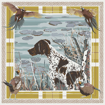 Pheasant Watch Silk Scarf