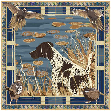 Pheasant Watch Silk Scarf