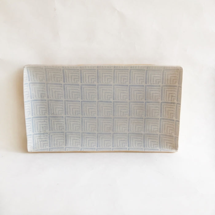 Opal Medium Stacking Rectangular Tray