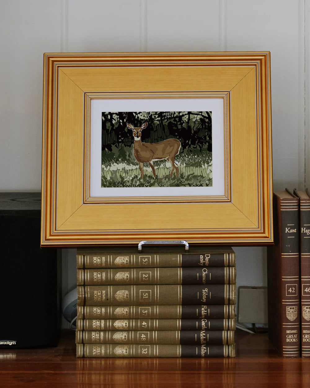 Alert at Golden Hour Framed Print