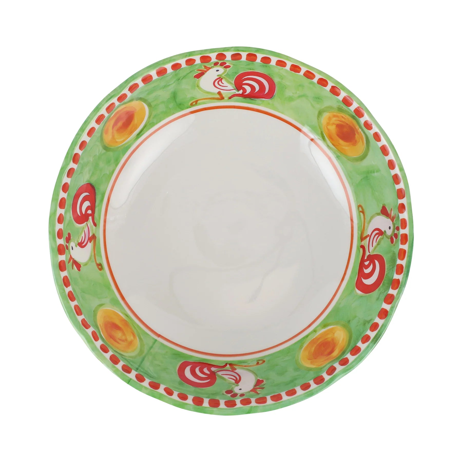 Melamine Gallina Large Serving Bowl